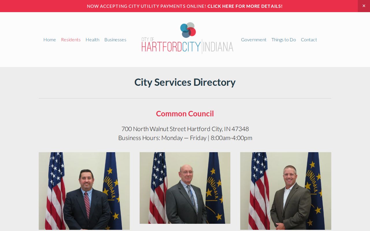 Hartford City police warrant agency directory